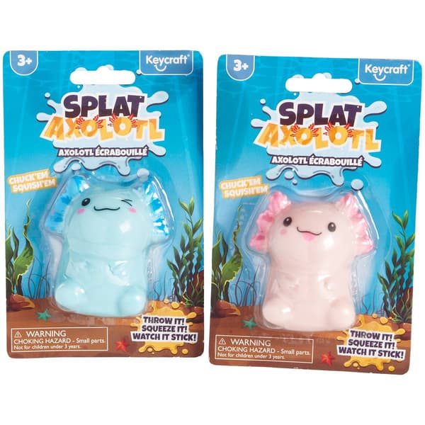 KeyCraft(R) Splat Axolotl Squishable Toy - image 