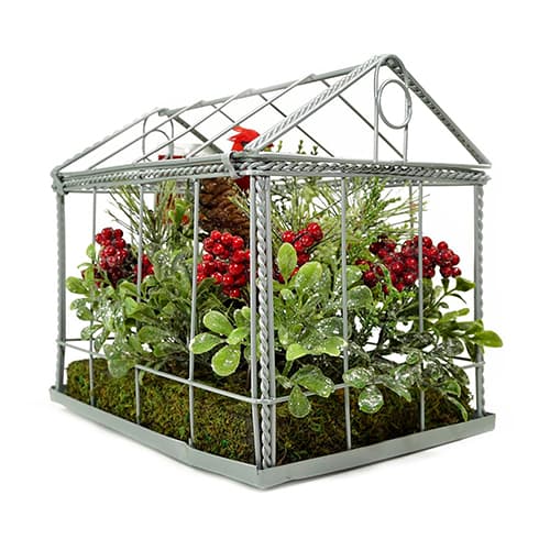 Northlight Cardinal Boxwood Artificial Christmas Greenhouse Decor