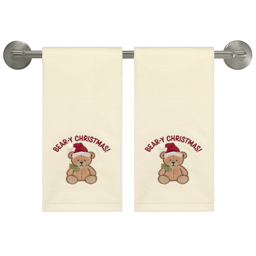 Avanti Teddy Bear 2pk. Hand Towel Set
