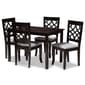 Baxton Studio Mael 5pc. Wood Dining Set - image 6