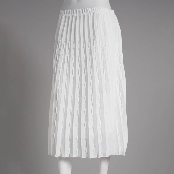 Womens Nanette Lepore Woven Pleated Skirt - image 