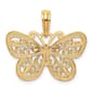 Gold Classics&#8482; 14kt. Two-Tone Butterfly Pendant - image 3