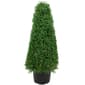 Northlight Seasonal 3ft. Pre-Lit Artificial Boxwood Topiary Tree - image 1