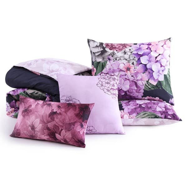 Bebejan&#174; Purple Bliss Cotton 5pc. Reversible Comforter Set