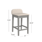 HH2 Home Maydena Counter Height Stool - image 6