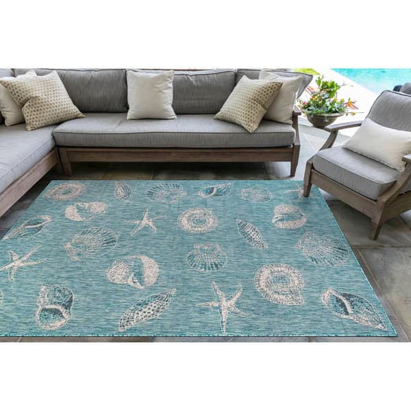 Liora Manne Carmel Shells Indoor/Outdoor Area Rug