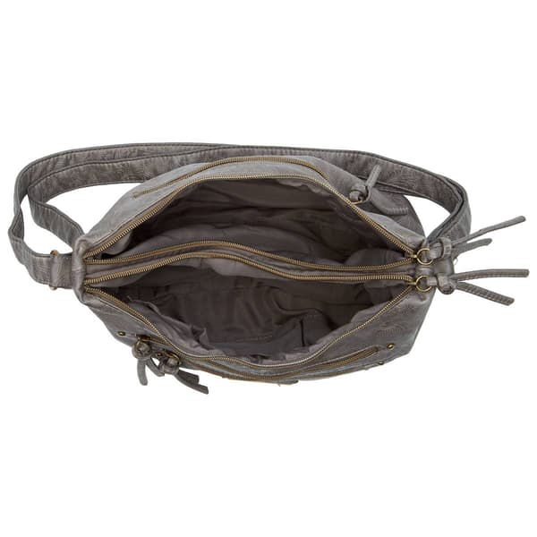 Stone Mountain Embossed Smokey Sofia Hobo