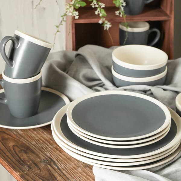 Stone Lain Serenity 16pc. Stoneware Dinnerware Set