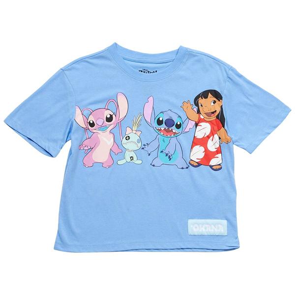 Girls (7-16) Disney Lilo & Stitch Short Sleeve ''Ohana Tee - image 