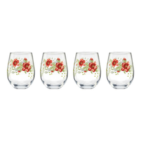 Lenox® Butterfly Meadow® Stemless Wine Glasses - Set of 4