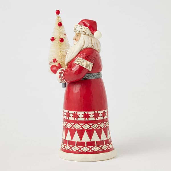 Jim Shore Nordic Noel Santa Sisal Tree Christmas Figurine