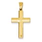 Unisex Gold Classics&#40;tm&#41; Yellow Gold Hollow Cross Pendant - image 1