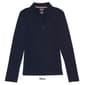 Girls (7-16) Long Sleeve Interlock Polo - image 2