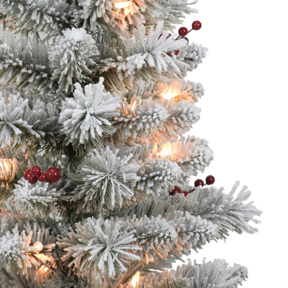 Puleo International 5ft. Pre-Lit Western Spruce Tree - Set of 2