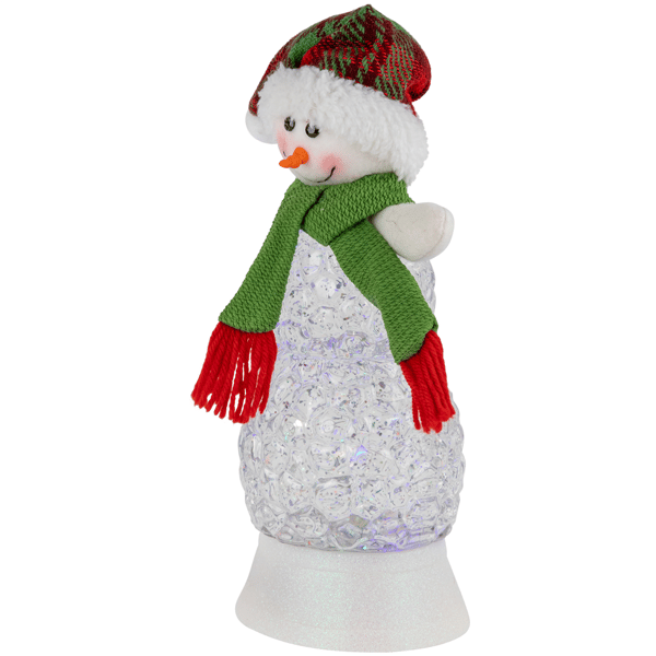 Northlight LED Lighted Acrylic Snowman Christmas Snow Globe