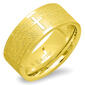 Steeltime 18kt. Gold Plated Our Father Prayer Band Ring - image 1