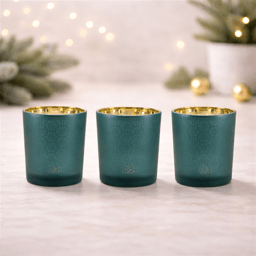 Melrose Geometric Patterned Votive Holder - Set of 3