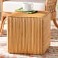 bali & pari Karina Bohemian Light Honey Rattan Footstool - image 4