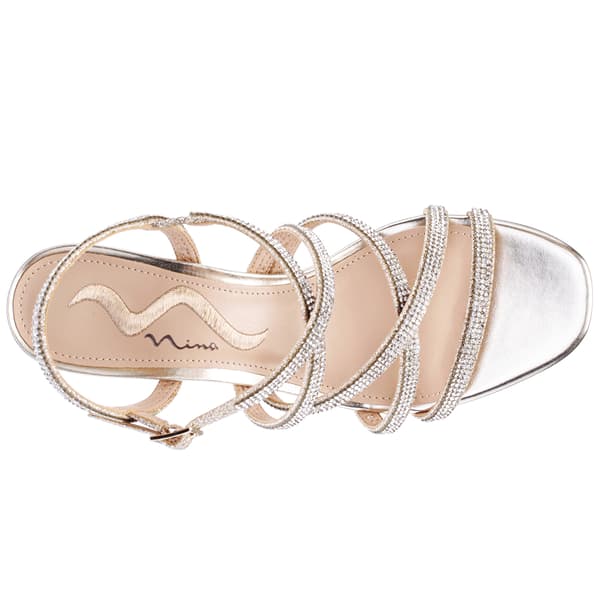 Womens Nina Bloom Strappy Slingback Heeled Sandals