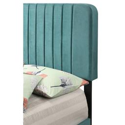 Passion Furniture Lodi Velvet Upholstered Tufted Bed Frame - Twin