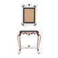 9th & Pike® Bronze Metal Traditional Console Table with Mirror - image 3