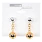 Design Collection Two-Tone Bead Dangle Earrings - image 4