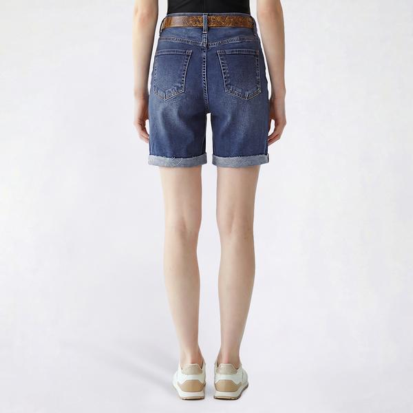 Juniors YMI® Belted Long Shorts