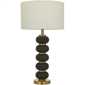 CosmoLiving by Cosmopolitan Contemporary Black Metal Table Lamp - image 1