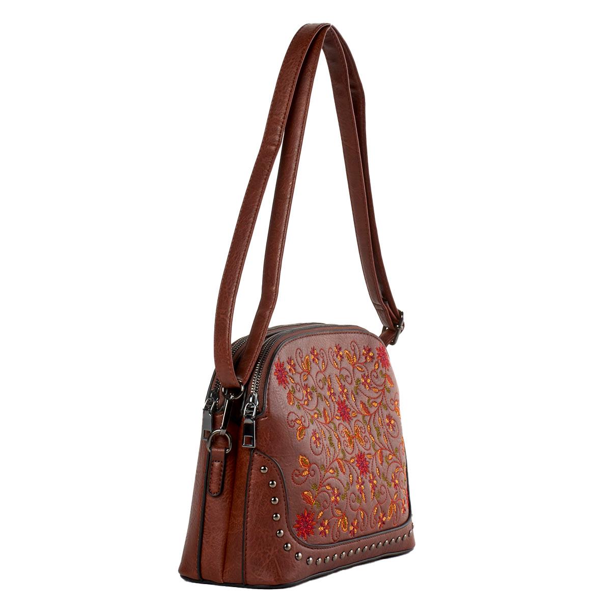 Sam & Hadley Embroidered Dome Crossbody