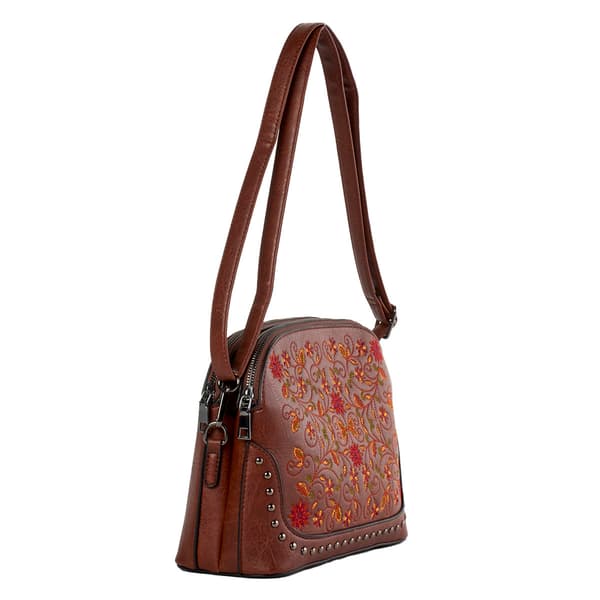 Sam & Hadley Embroidered Dome Crossbody