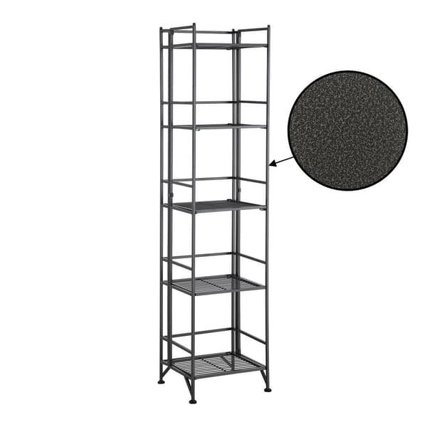 Convenience Concepts Xtra Storage 5-Tier Folding Metal Shelf - image 