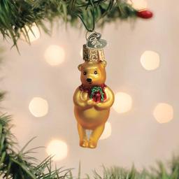 Old World Christmas Mini Winnie The Gift