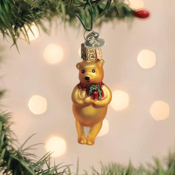 Old World Christmas Mini Winnie The Gift