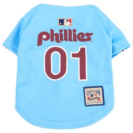 Phillies Light Blue Throwback Pet Shirt