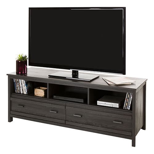 South Shore Exhibit TV Stand - Grey Oak