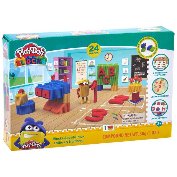 Play-Doh&#40;R&#41; 24pc. Letters & Numbers Block Set - image 