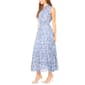 Womens MSK Sleeveless Floral Tiered Midi Dress - image 2