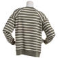 Petite Emily Daniels Long Sleeve Crew Neck Stripe Sweatshirt - image 3