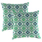 Jordan Manufacturing 2pk. Quatrefoil Outdoor Throw Pillow Set - image 1