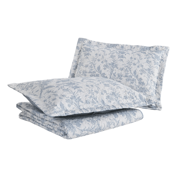 Laura Ashley Amberley Cotton Reversible Qulit Set