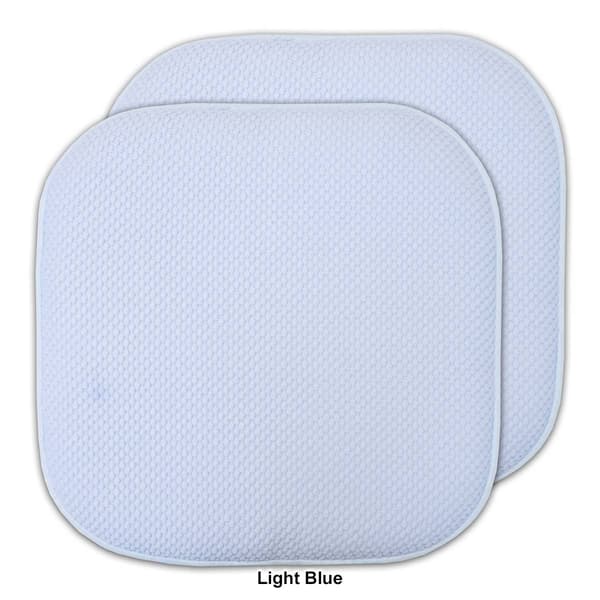 Sweet Home Collection Honeycomb Memory Foam Non-Slip Chair Pad