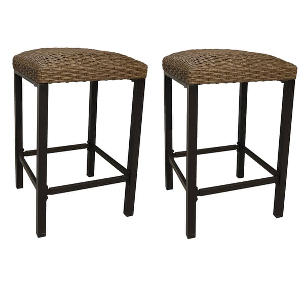 Leland Set of 2 Bar Stools - image 