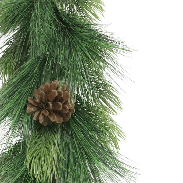 Puleo International 9ft. Garland Adorned with Pinecones
