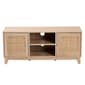 Baxton Studio Elsbeth Light Brown Finished Wood 2-Door TV Stand - image 4