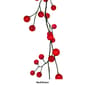 Kurt S. Adler 6ft. Green Garland w/ 48 Multicolor LED Ball Lights - image 7