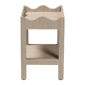 bali & pari Sebastian Grasscloth Scalloped End Table - image 3