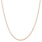 Unisex Gold Classics&#8482; 1.50mm. Rose Gold Diamond Cut Rope Necklace - image 2