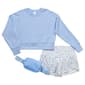 Girls (7-14) Yogalicious® 3pc. Sweatshirt w/ Floral Running Short - image 1