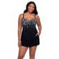 Womens Swimshaper Confetti Dot Ombre Hank Romper - image 1