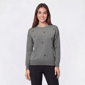 Womens Rio & Rian Long Sleeve Embroidered Football Sweater - image 1